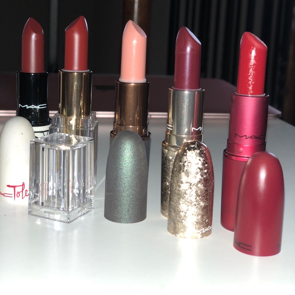 MAC LIPSTICK with an Estee Lauder & Tarte freebie - Picture 2 of 3